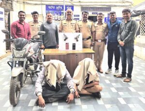 सराईत गुन्हेगारास सिनेस्टाईल पाठलाग करून गावठी कट्टयांसह पकडले;नेवासा पोलिसांनी केली कारवाई