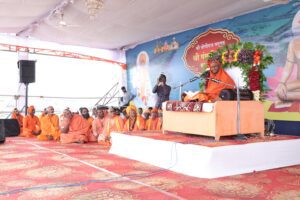 गोदावरीच्या पवित्र तिरावर ज्ञानदान,अन्नदानाने भाविकांची त्रुप्ती-महंत रामगिरी महाराज;गंगागिरी महाराज 178 वा सप्ताह-पुष्प पहिले