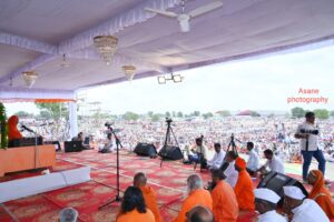 भगवंताचे नामस्मरण हीच खरी संपत्ती-मंहत रामगिरी महाराज;शनी देवगाव येथे गोदातीरी अवतरली प्रतिपंढरी
