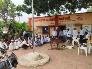 …अन्यथा प्रत्येक प्रशासकीय कार्यालयात भाकड जनावरे सोडू;शेतकरी संघटनेचा इशारा