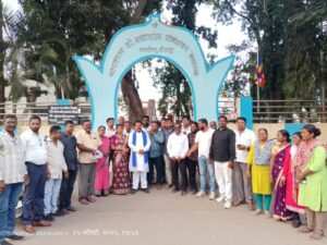 डॉ.आंबेडकर पूर्णाकृती पुतळ्यासाठी वनविभागाचा ‘ना हरकत’ दाखला प्राप्त*स्मारक समितीच्या वतीने मा.खा.सुजय विखे यांच्या अभिनंदनचा ठराव