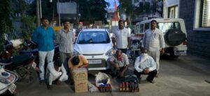 अवैध धंद्यावर नऊ ठिकाणी छापे;४ लाख २५ हजारांचा मुद्देमाल जप्त;स्थानिक गुन्हे शाखेची कारवाई