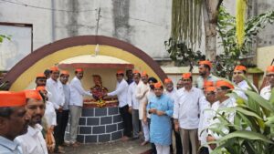 आ.ओगले, ससाणे, बडदेंसह अनेकांचा आत्मक्लेष;’महाराज माफी आसावी’ म्हणत आंदोलन