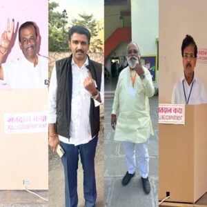 श्रीरामपुर नगरपालिकेसाठी सुमारे 72 टक्के मतदान;उशिरापर्यंत मतदारांच्या रांगा;नगराध्यक्षपदासाठी चुरशीची लढत