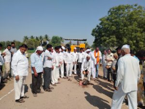 भामठाण-कमालपुर-घोगरगाव रस्त्याच्या कामाला प्रारंभ;पालकमंत्री विखे पाटील यांचे प्रयत्न