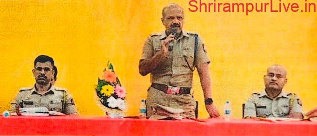 गुन्हेगारांना कायद्याचा धाक असायलाच पाहिजे;पोलीस अधीक्षक सोमनाथ घार्गे यांनी ठणकावले